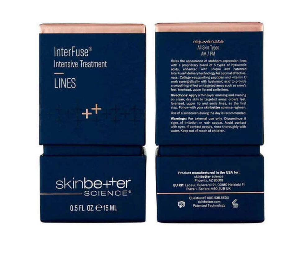 Skinbetter Science InterFuse Lines