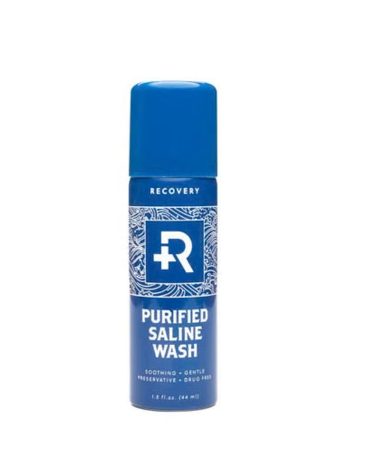 Recovery-Piercing Saline Spray Wash