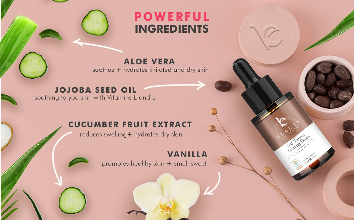 Beauty by Earth Self-Tanner Face Drops