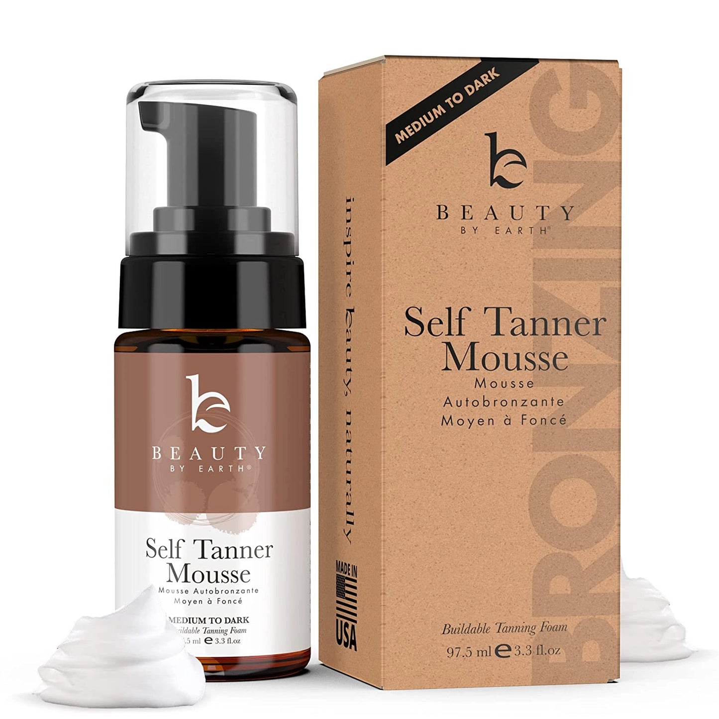 Beauty by Earth Self-Tanning Mousse