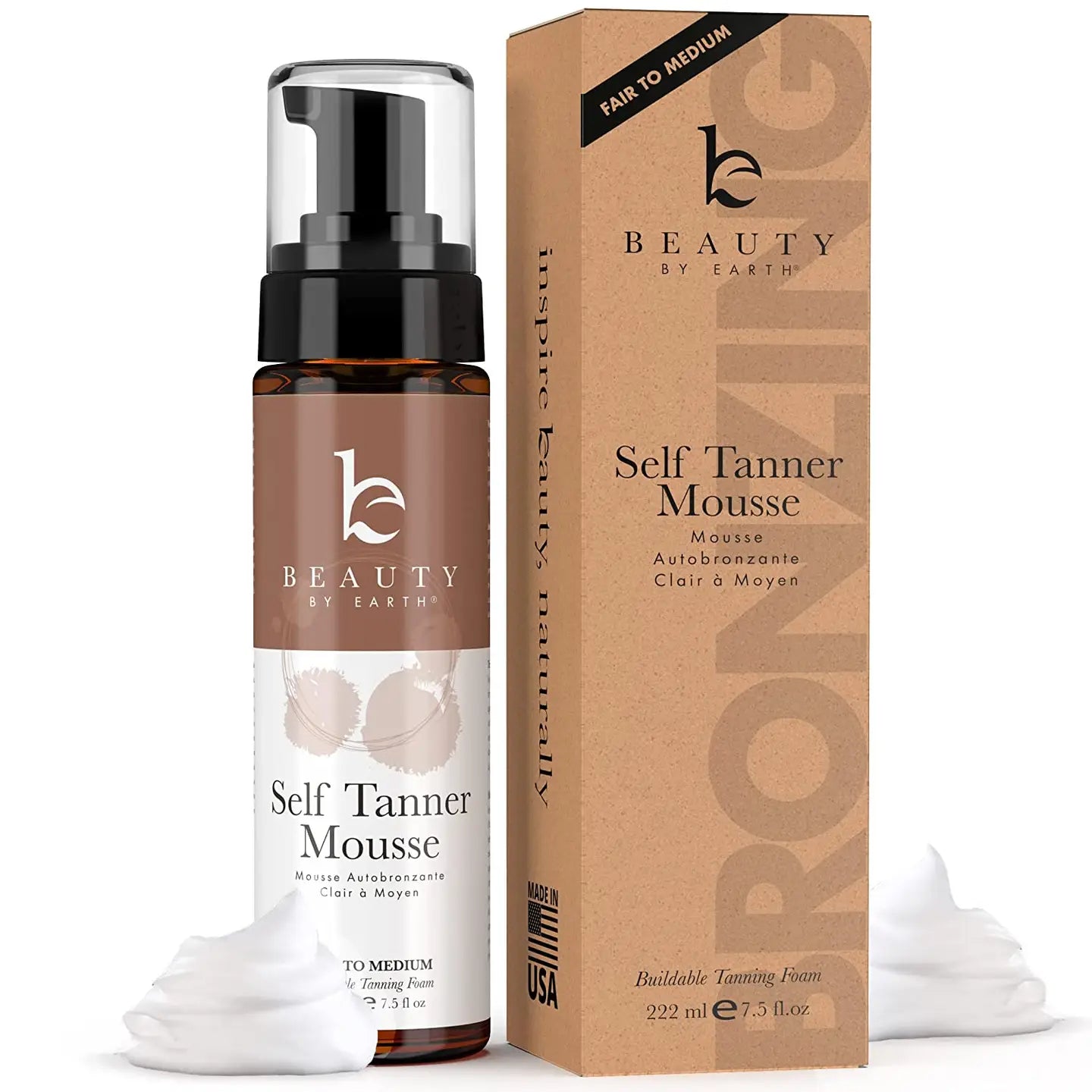 Beauty by Earth Self-Tanning Mousse