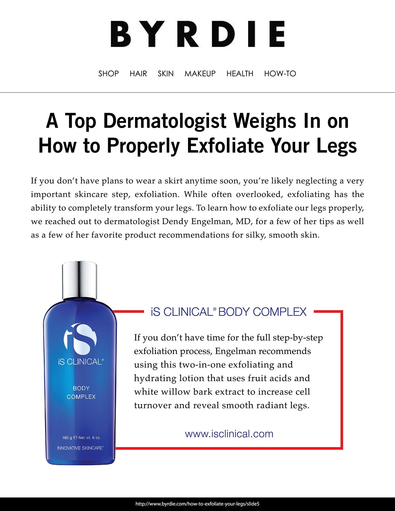 IS Clinical Body Complex(Body Lotion)