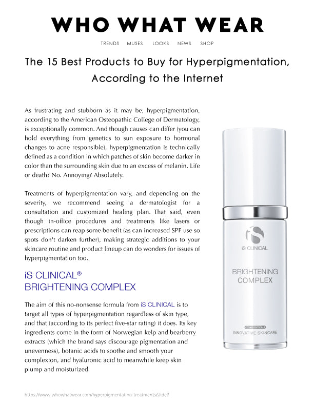 IS Clinical Brightening Complex