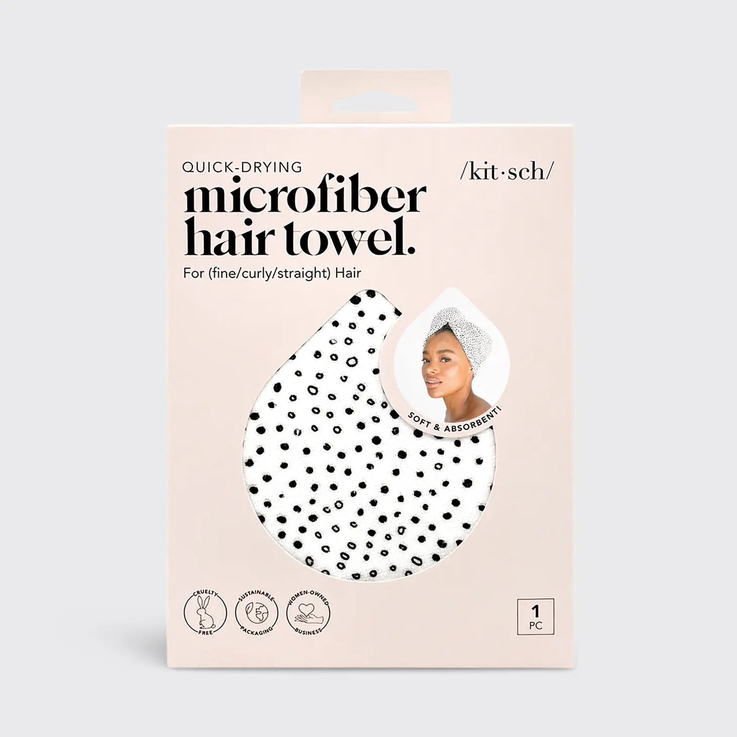 Kitsch Quick Dry Hair Towel