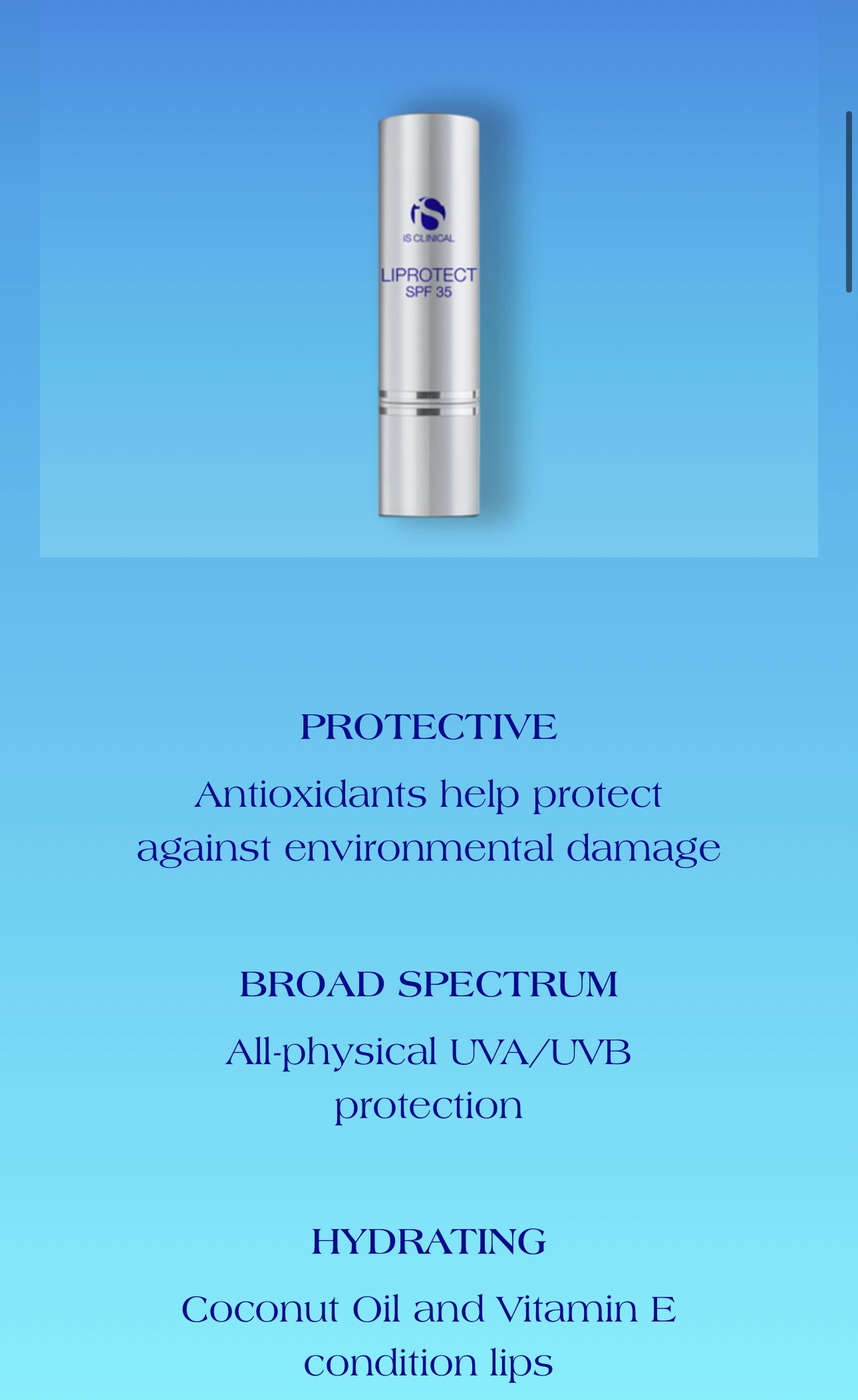 IS Clinical LipProtect SPF 35