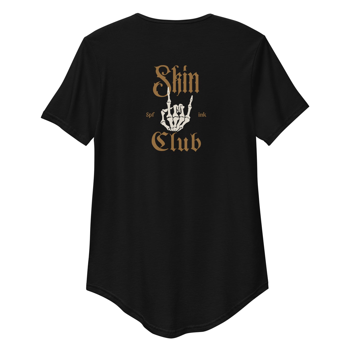 Men's “Skin Club” Curved Hem T-Shirt
