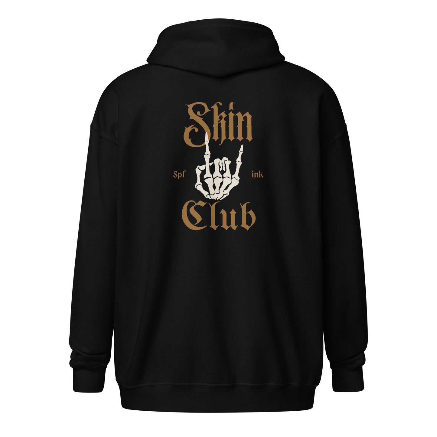 Unisex “Skin Club” zip hoodie