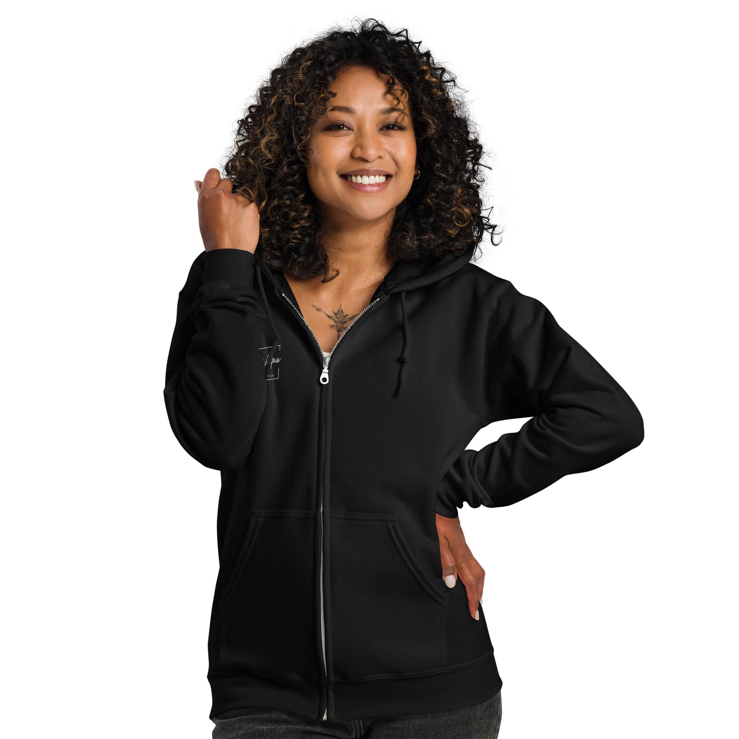 Unisex “Skin Club” zip hoodie