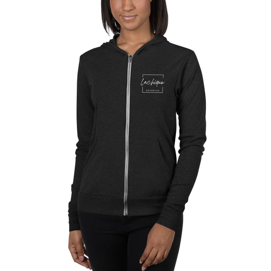Unisex “Good Vibes” zip hoodie
